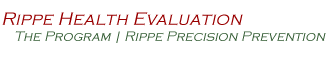Rippe Health Evaluation: Rippe Precision Prevention